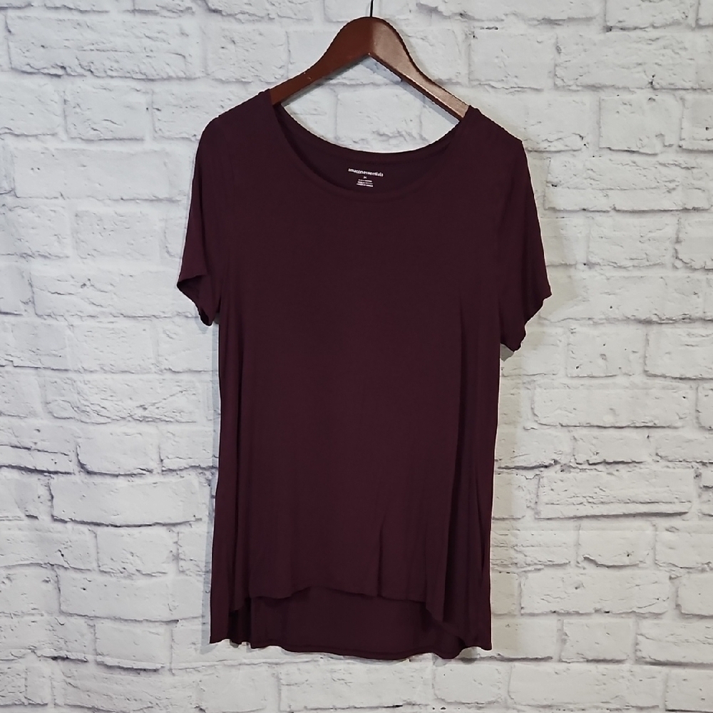 Amazon Essentials Purple Relaxed Tunic Top